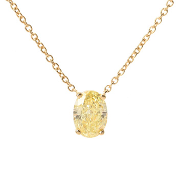 ティファニー 一粒ダイヤ オーバルダイヤ0.84ct SI1-ME K18イエローゴールド YG レディース ジュエリー 【jewelry】