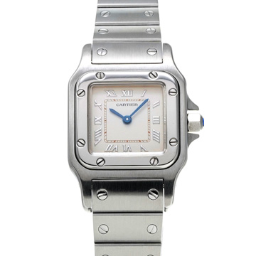 カルティエ サントスガルベ SM W20024D6 アイボリー レディース 時計 【wristwatch】
