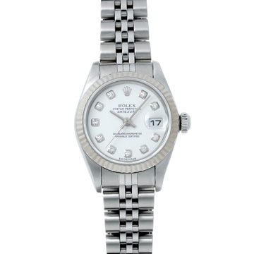 ロレックス デイトジャスト 79174G ホワイト/ダイヤモンド レディース 時計 【wristwatch】