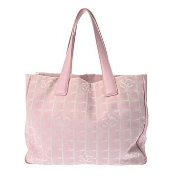 シャネル ニュートラベルライン トート MM ピンク A15991 ナイロン レディース バッグ 【bag】