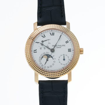 パテックフィリップ パワーリザーブムーン CORTINA JUBILEE ベルト新品 5057R-001 ホワイト メンズ 時計 【wristwatch】