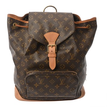 ルイヴィトン モノグラム モンスリ GM ブラウン M51135 モノグラムキャンバス ユニセックス バッグ 【bag】