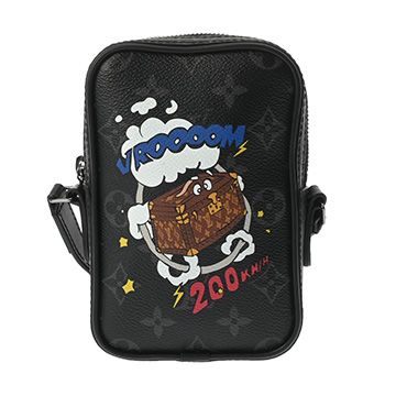 ルイヴィトン モノグラムエクリプス ダヌーブ PPM トランクプリント ブラック M45928 モノグラムエクリプスキャンバス メンズ バッグ 【bag】