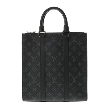 ルイヴィトン モノグラムエクリプス サックプラ クロス  黒/グレー M46098 モノグラムキャンバス メンズ バッグ 【bag】