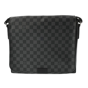 ルイヴィトン ダミエグラフィット ディストリクトMM 黒/グレー N41272 ダミエグラフィットキャンバス メンズ バッグ 【bag】