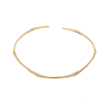 ジョンハーディー バンブーモチーフ 6Pダイヤ K18イエローゴールド YG レディース ジュエリー 【jewelry】