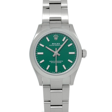 ロレックス オイスターパーペチュアル 31 277200 グリーン レディース 時計 【wristwatch】