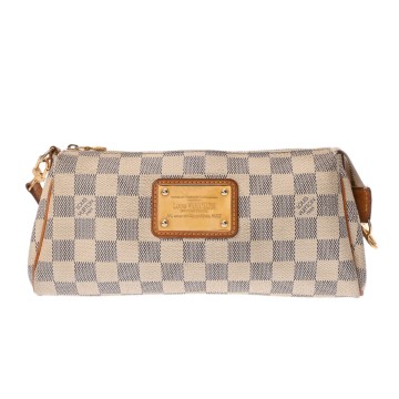 ルイヴィトン ダミエアズール エヴァ ホワイト N55214 ダミエキャンバス レディース バッグ 【bag】