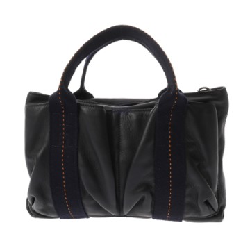エルメス キャラバンホリゾンタル PM ネイビー ヴォーデルマ レディース バッグ 【bag】