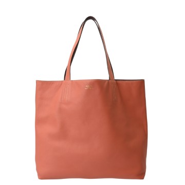 エルメス ドゥブルセンス 45  クレヴェット/ルージュアッシュ ヴォーシッキム レディース バッグ 【bag】