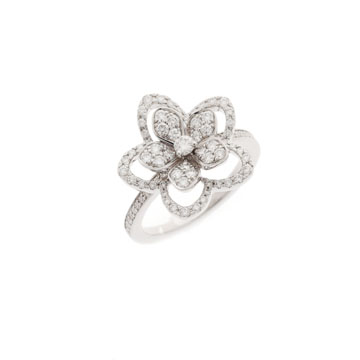 グラフ ワイルドフラワーリング K18ホワイトゴールド WG レディース ジュエリー 【jewelry】