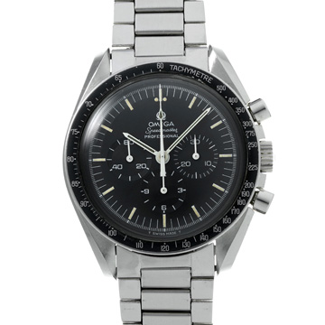オメガ スピードマスター アンティーク キャタピラブレス ST145.0022 ブラック メンズ 時計 【wristwatch】