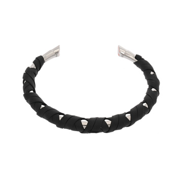 エルメス サポ サイズT5 ブラック/シルバー メタル レディース ジュエリー 【jewelry】
