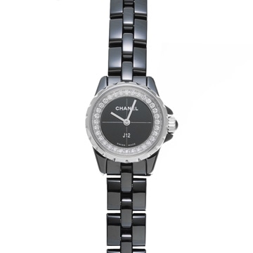 シャネル J12 XS サークルダイヤ H5235 ブラック/ダイヤモンド レディース 時計 【wristwatch】