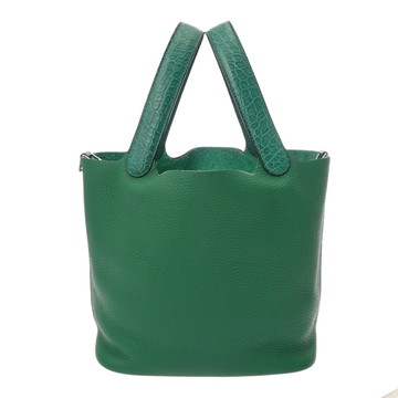 エルメス ピコタン ロック MM タッチ ヴェールヴェルティゴ トリヨンクレマンス/アリゲーター レディース バッグ 【bag】