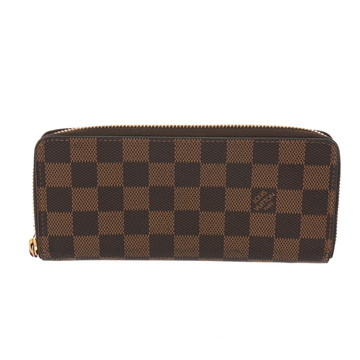 ルイヴィトン ダミエ ポルトフォイユ クレマンス ブラウン/スリーズ N60534 ダミエキャンバス ユニセックス 財布 【purse】