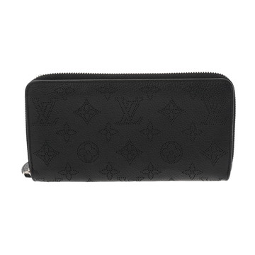 ルイヴィトン モノグラムマヒナ ジッピーウォレット ノワール M61867 マヒナレザー レディース 財布 【purse】