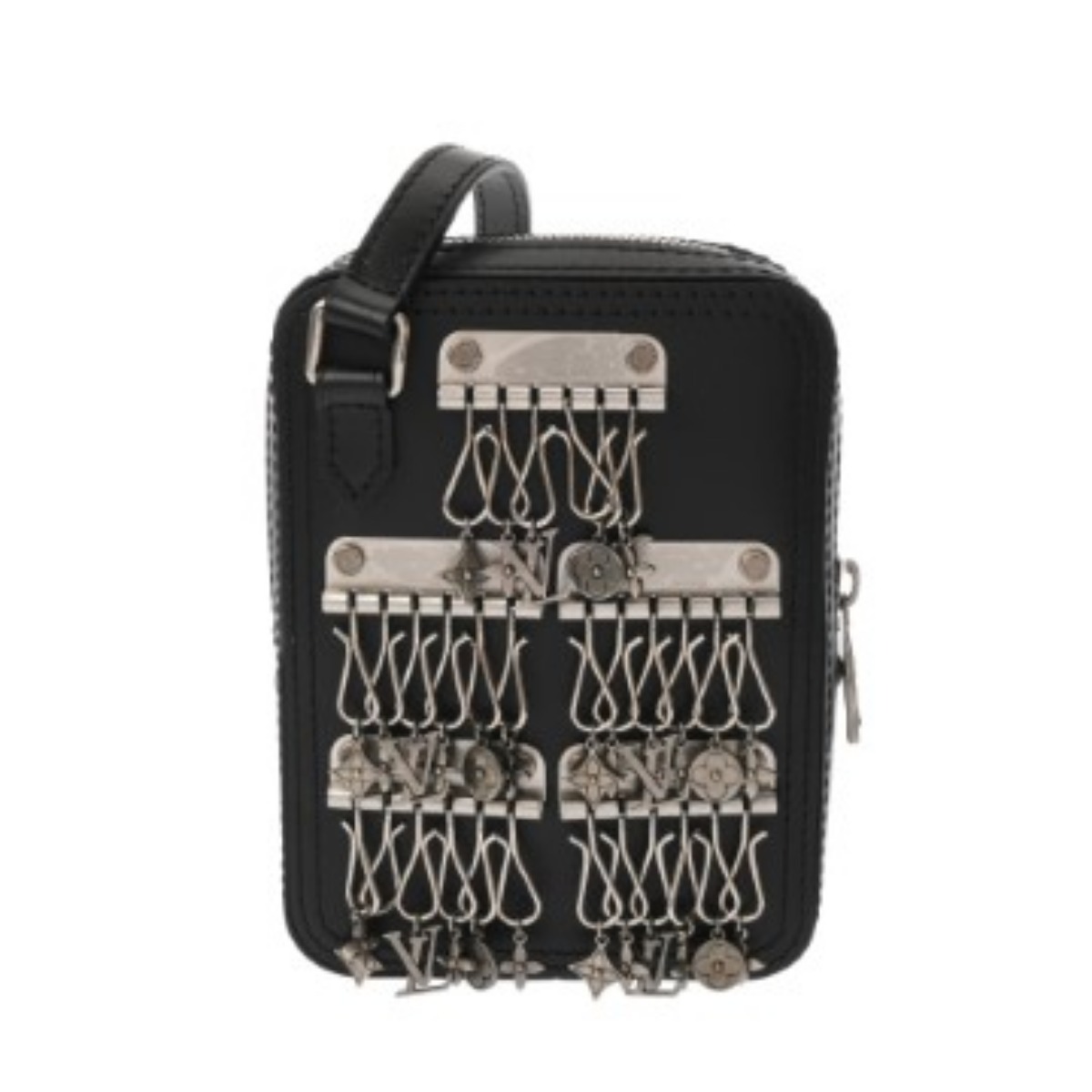 ルイヴィトン ダヌーブメッセンジャー ブラック M53975 レザー ユニセックス バッグ 【bag】