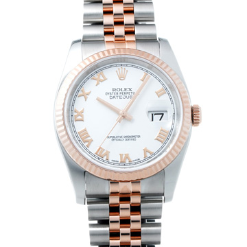 ロレックス デイトジャスト 116231 ホワイト レディース 時計 【wristwatch】