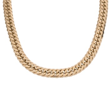 ノーブランド 喜平ネックレス チェーン 246.8g K18イエローゴールド YG ユニセックス ジュエリー 【jewelry】