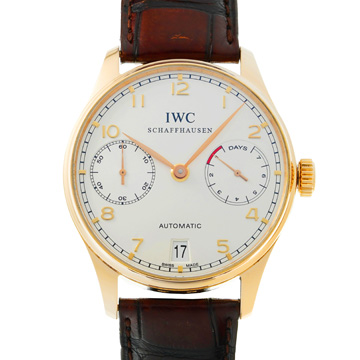 IWC ポルトギーゼ オートマティック 7デイズ IW500101 シルバー メンズ 時計 【wristwatch】