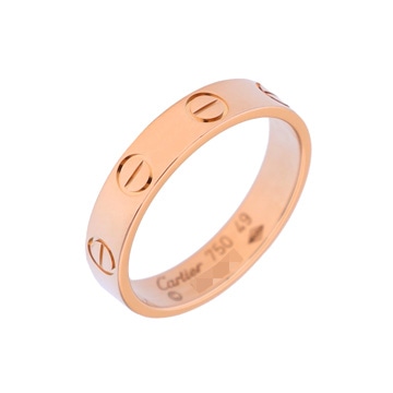 カルティエ ミニラブリング #49 K18ピンクゴールド PG レディース ジュエリー 【jewelry】