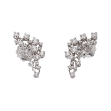 ダミアーニ ミモザピアス ダイヤ K18ホワイトゴールド WG レディース ジュエリー 【jewelry】