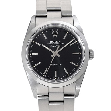ロレックス エアキング 14000 ブラック ボーイズ 時計 【wristwatch】