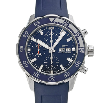 IWC アクアタイマー クロノ IW376711 ブルー メンズ 時計 【wristwatch】