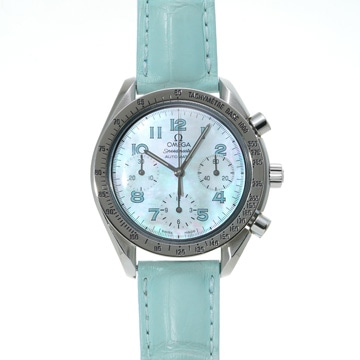 オメガ スピードマスター クロノグラフ 3802.70.56 ホワイトシェル メンズ 時計 【wristwatch】