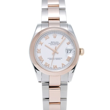 ロレックス デイトジャスト 31 178241 ホワイト メンズ 時計 【wristwatch】