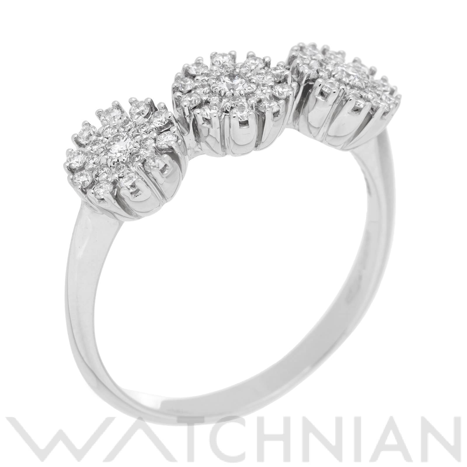 ダミアーニ マルゲリータ リング　約13号 K18ホワイトゴールド WG/ダイヤモンド レディース ジュエリー 【中古】【jewelry】