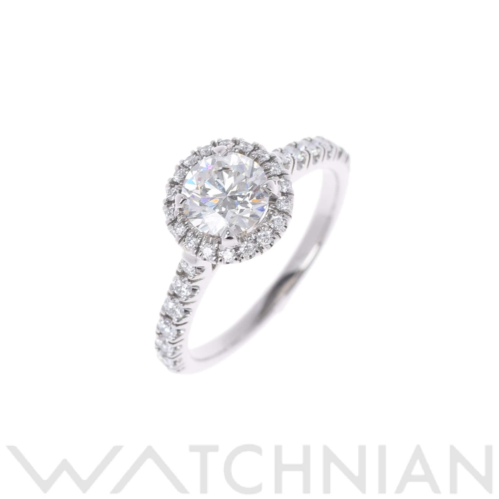 カルティエ デスティネ ソリテール ダイヤ0.79CT H-VS1-VG #49 Pt950プラチナ レディース ジュエリー 【中古】【jewelry】