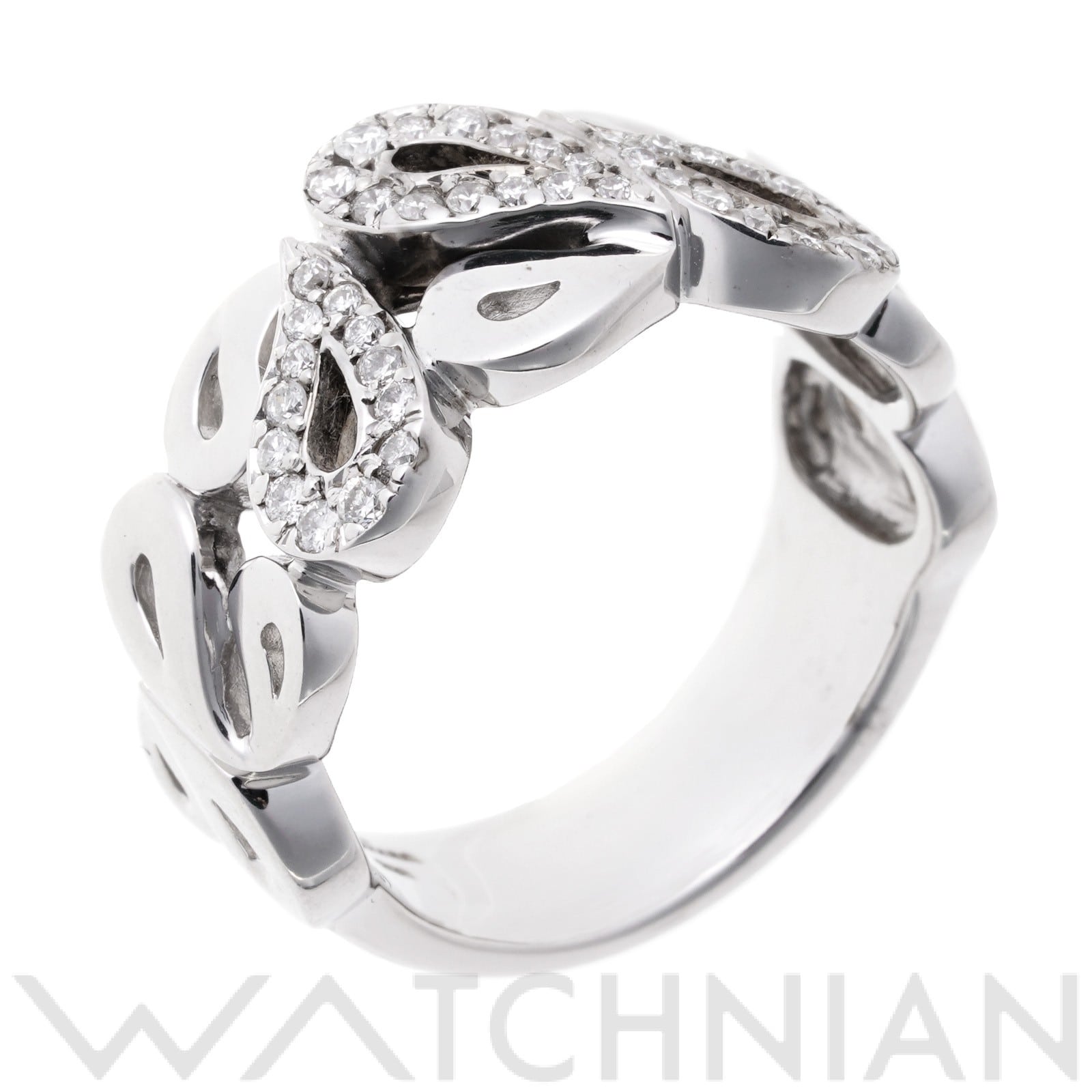 ルジアダ ダイヤモンド リング　約12号 K18ホワイトゴールド WG/ダイヤモンド レディース ジュエリー 【中古】【jewelry】