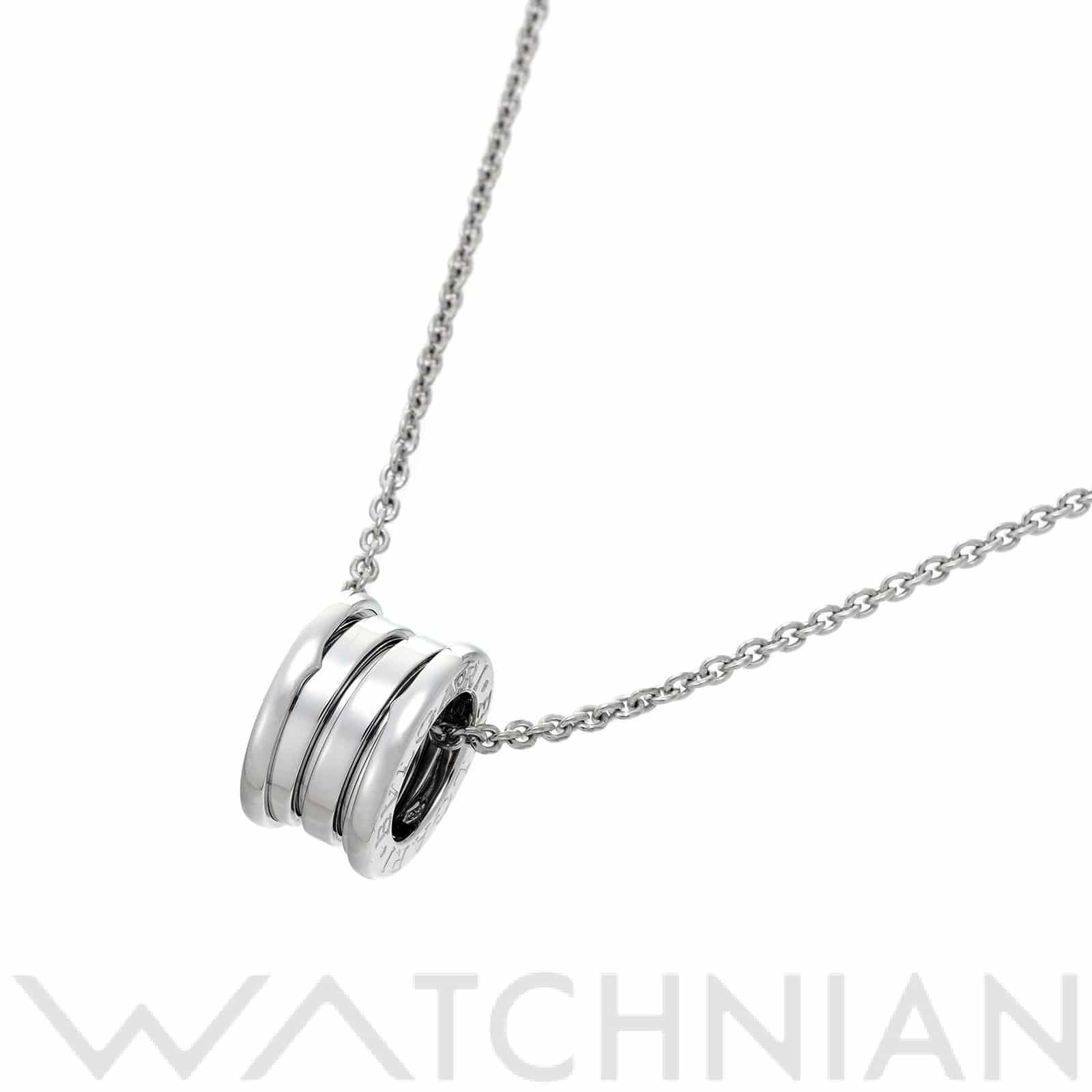 ブルガリ ビーゼロワン ペンダント ネックレス K18ホワイトゴールド WG レディース ジュエリー 【中古】【jewelry】