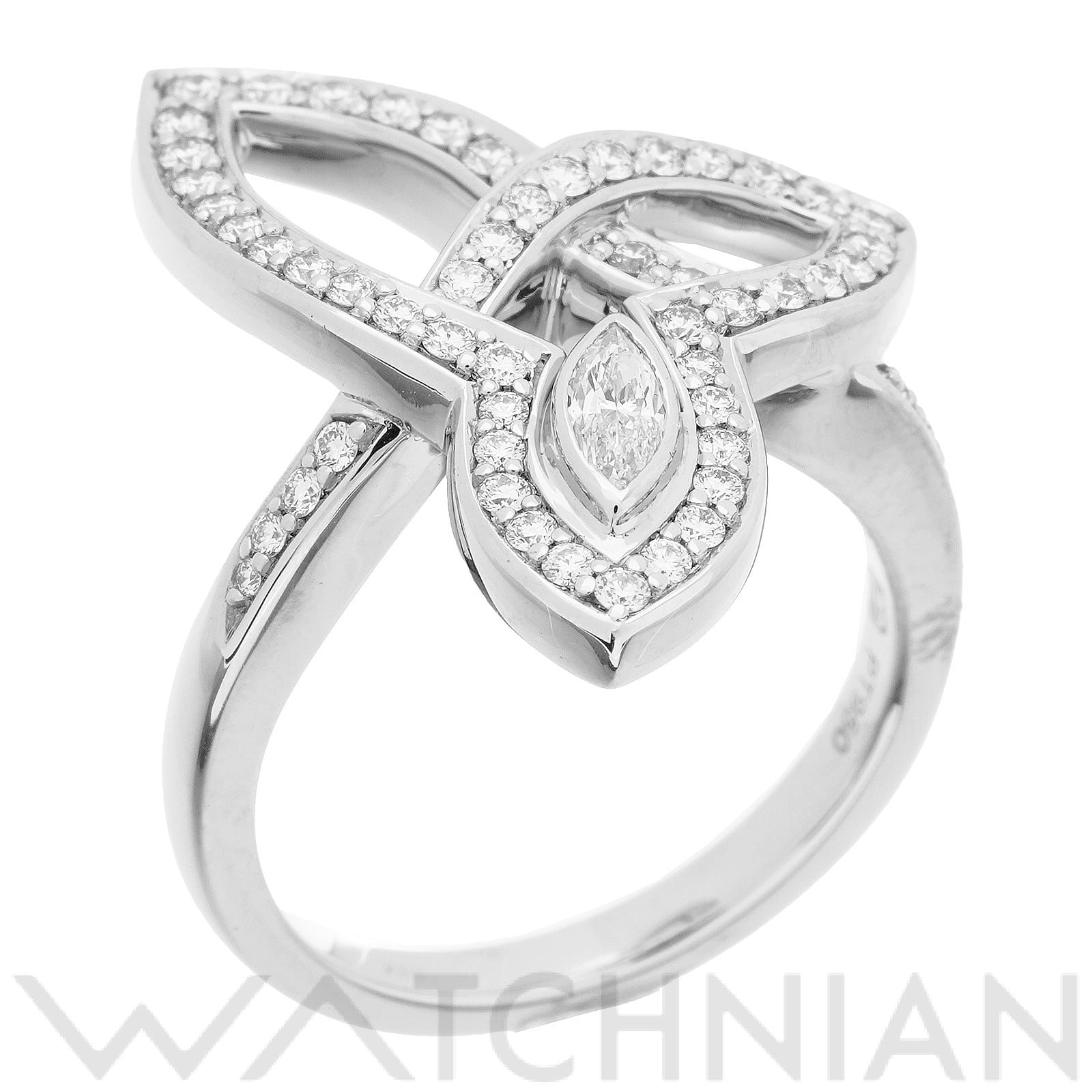 ハリー ウィンストン リリークラスター リング　約7.5号 Pt950プラチナ/ダイヤモンド レディース ジュエリー 【中古】【jewelry】