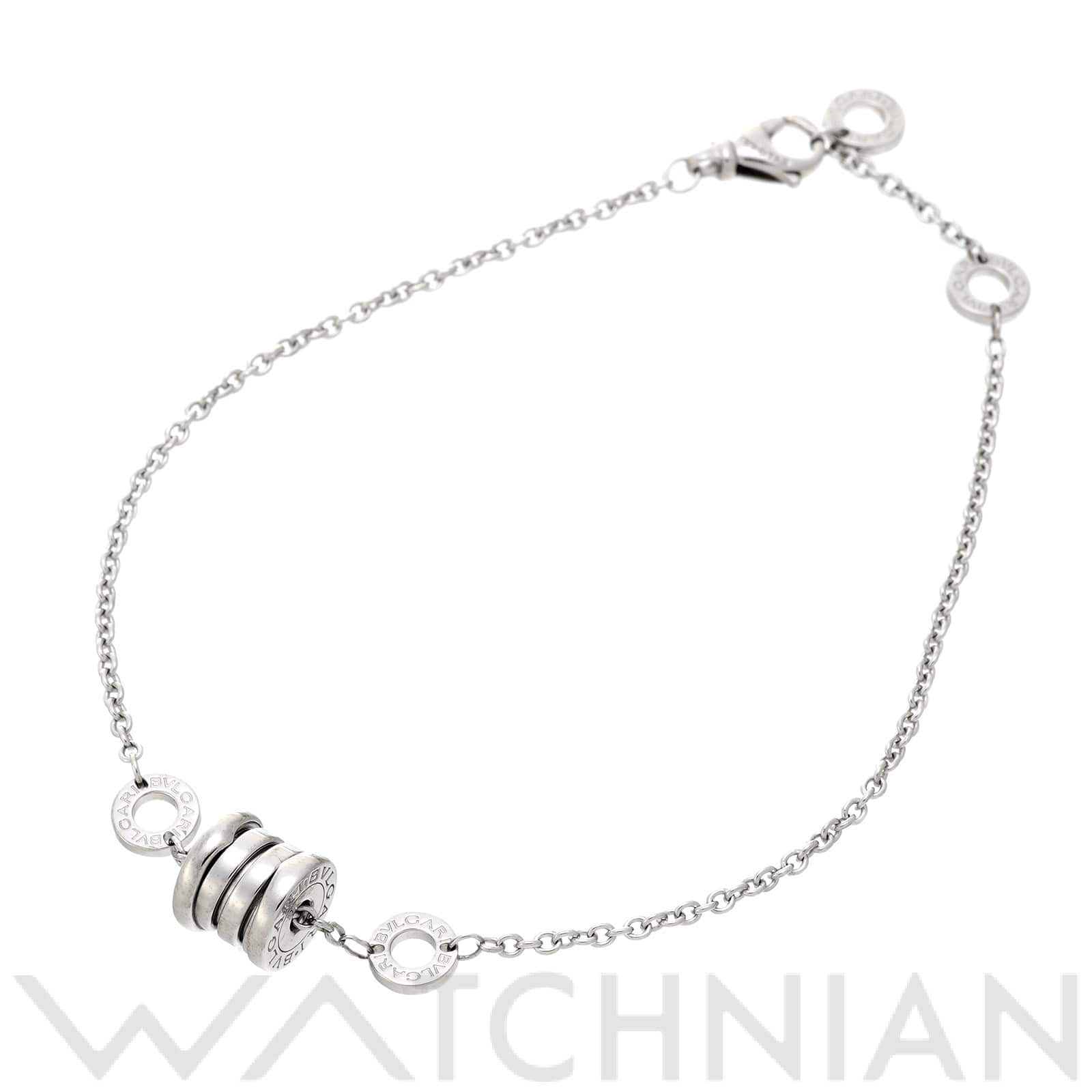 ブルガリ ビーゼロワン 1エレメント ブレスレット K18ホワイトゴールド WG レディース ジュエリー 【中古】【jewelry】