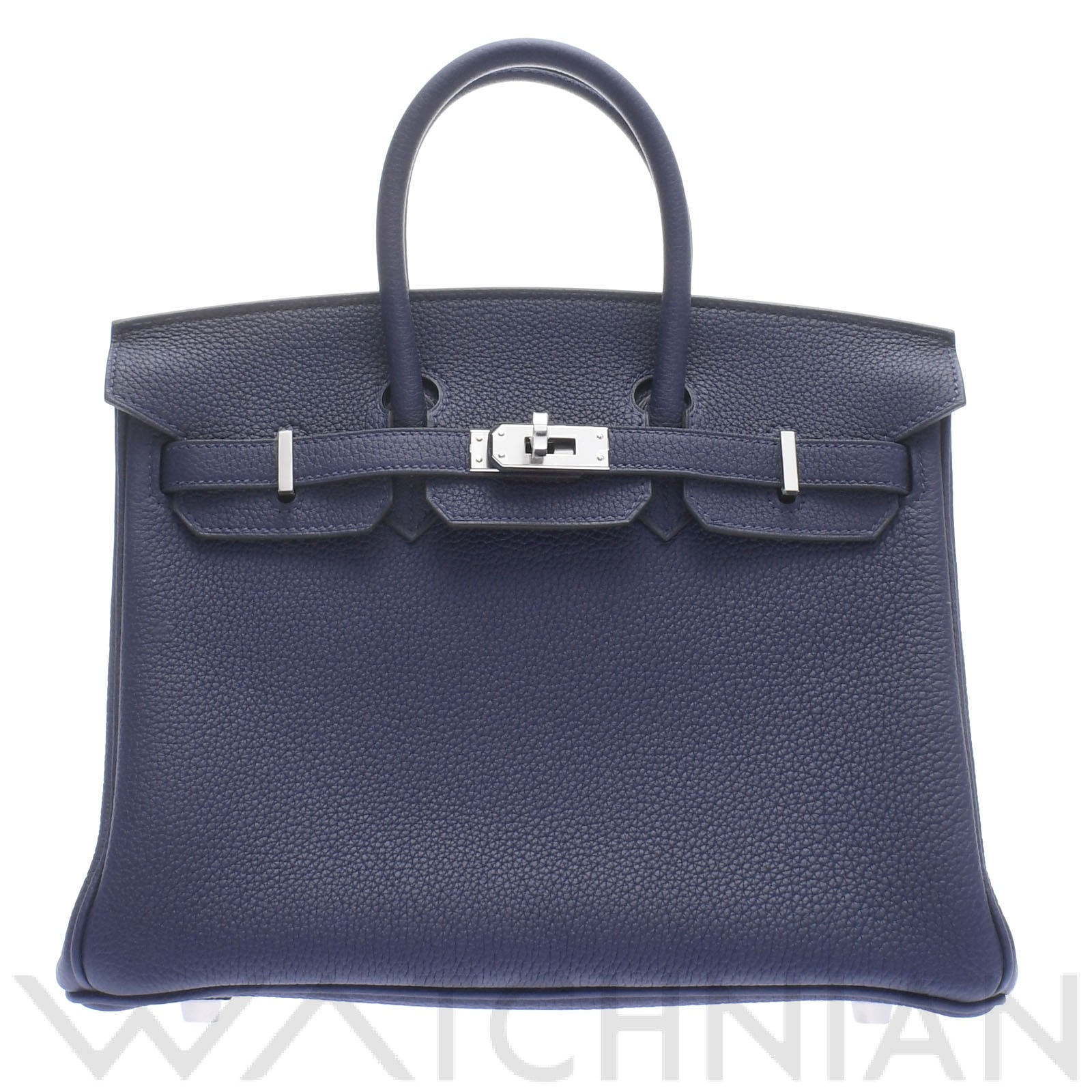 エルメス バーキン 25 ブルーサフィール/パラジウム金具 トゴ レディース バッグ 【新品】【bag】