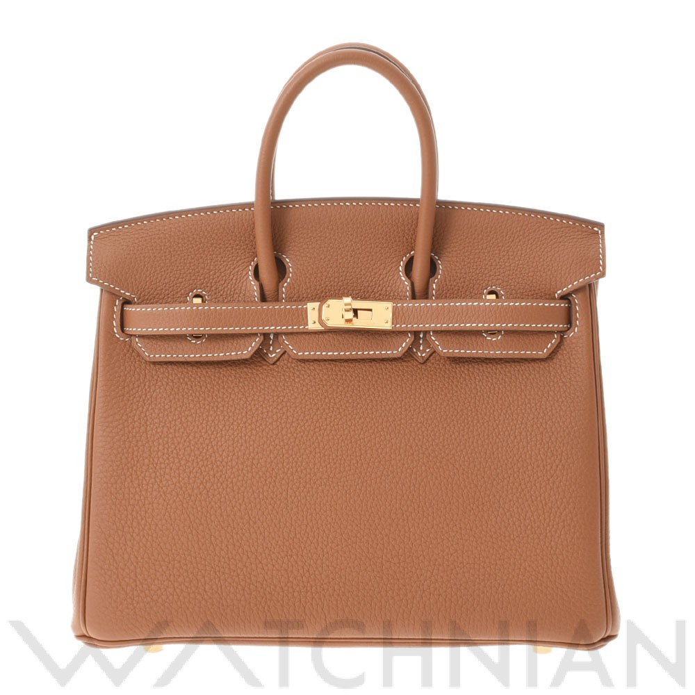 エルメス バーキン 25 ゴールド/ゴールド金具 トゴ レディース バッグ 【未使用】【bag】
