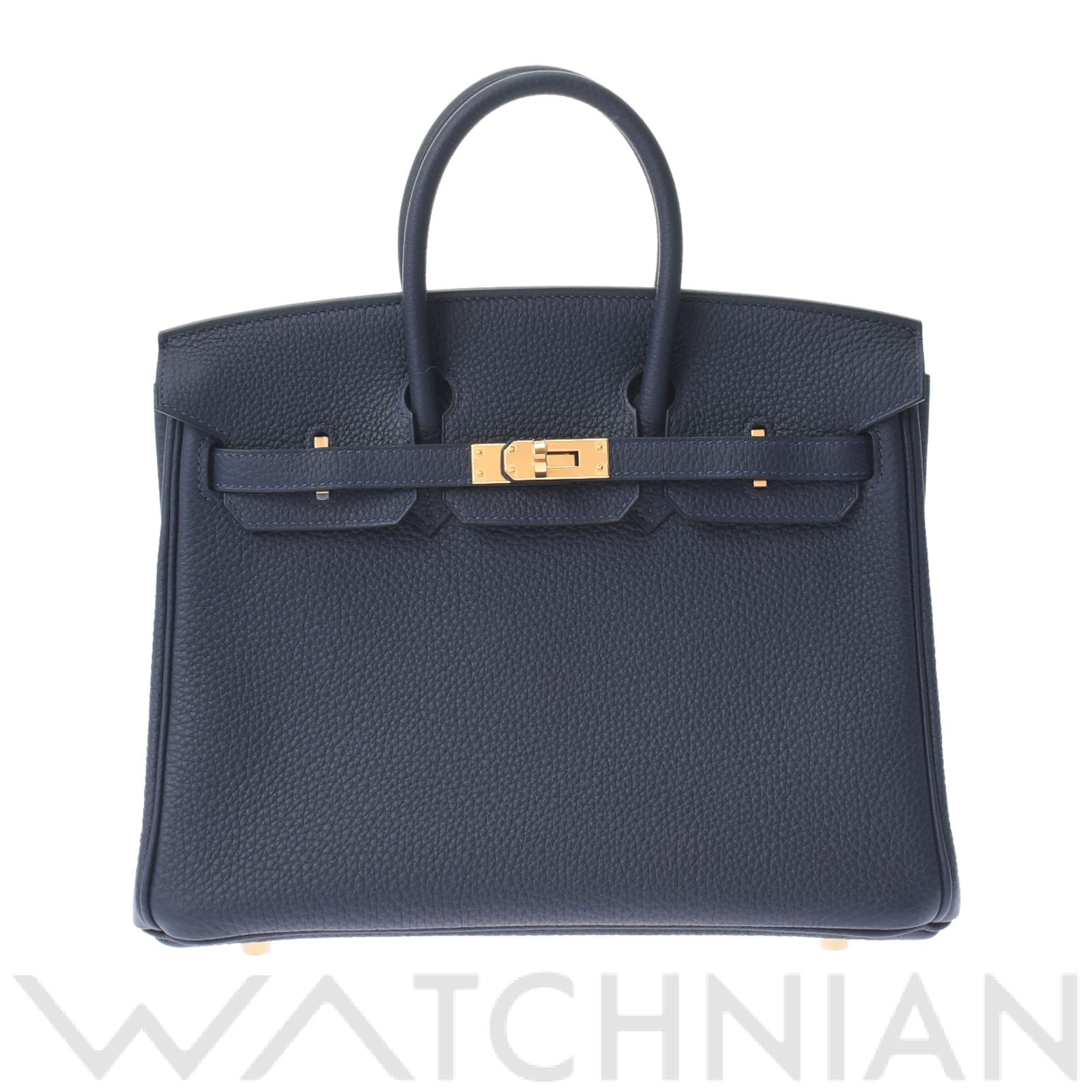 エルメス バーキン 25 ブルーニュイ/ゴールド金具 トゴ レディース バッグ 【新品】【bag】