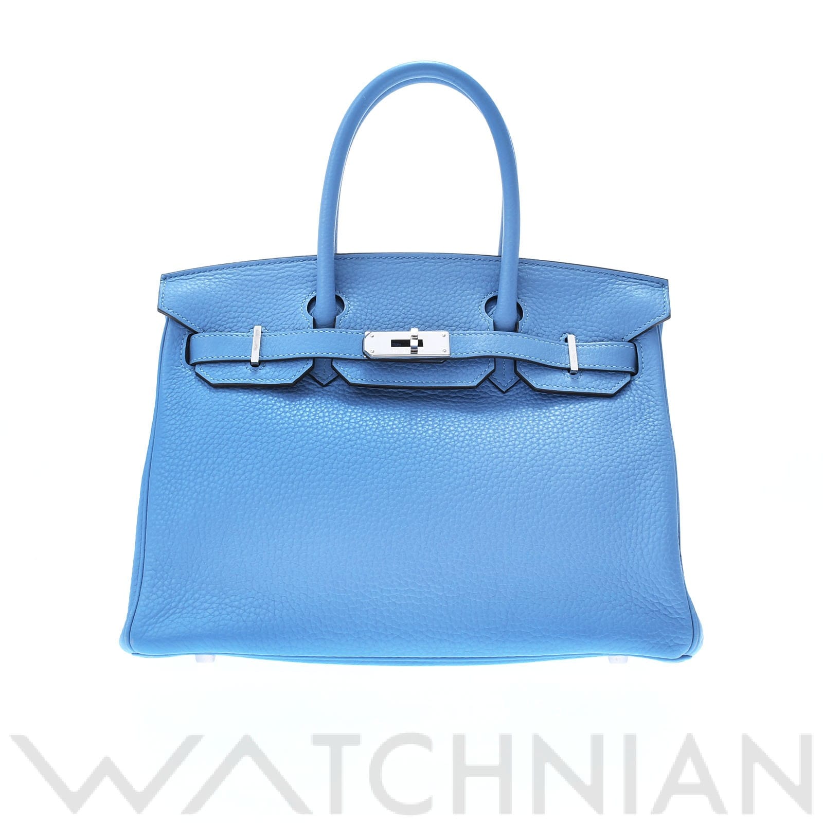 エルメス バーキン 30 ブルーパラダイス/パラジウム金具 トリヨンクレマンス レディース バッグ 【中古】【bag】