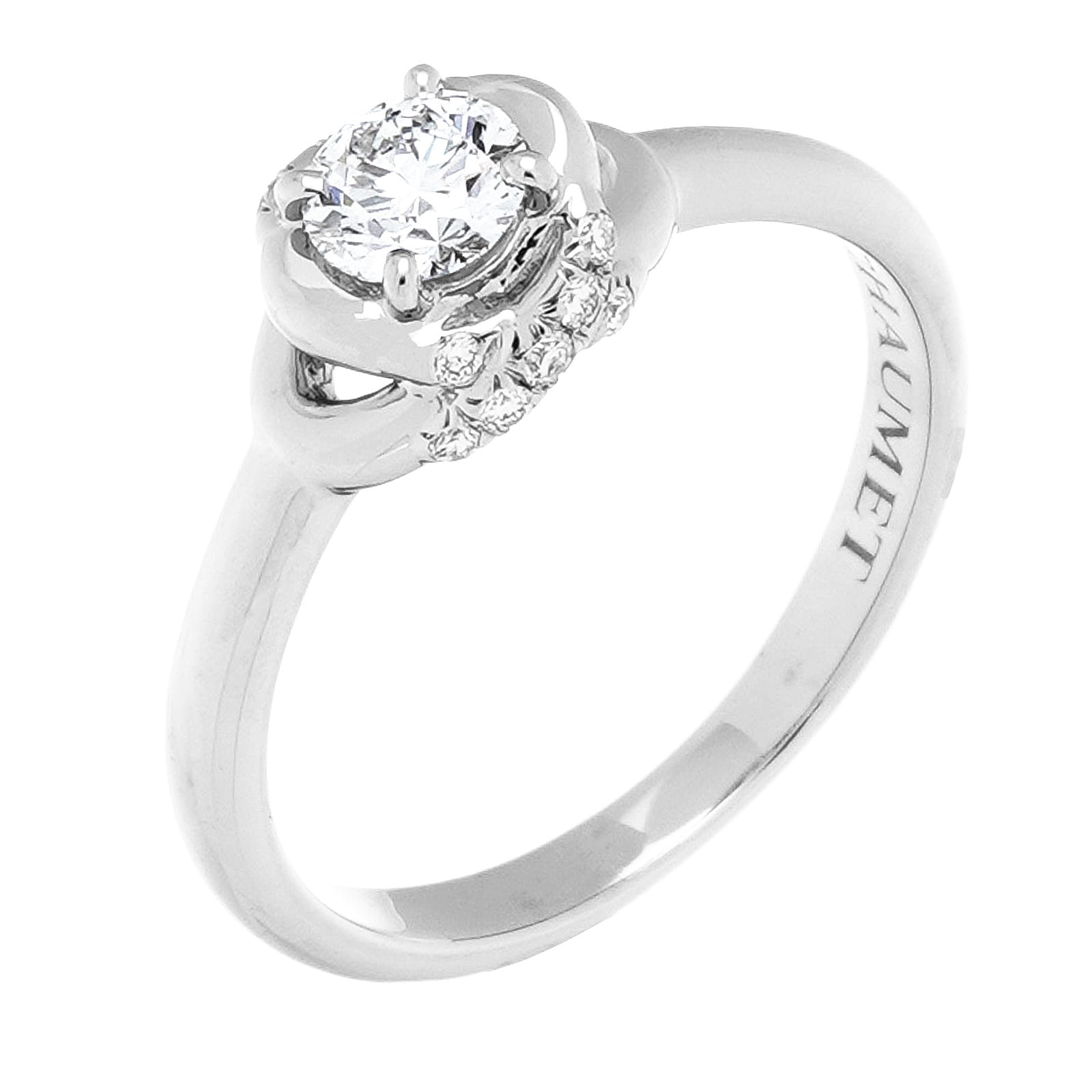 ショーメ リアン ダムール リング　約9号 Pt950プラチナ/ダイヤモンド レディース ジュエリー 【中古】【jewelry】