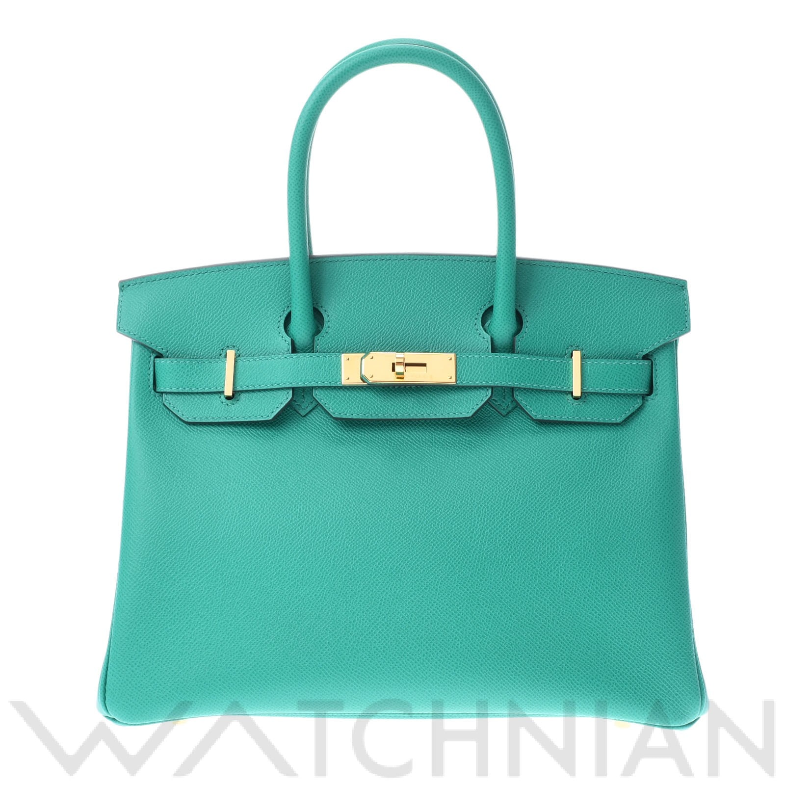 エルメス バーキン 30 ヴェールジェイド/ゴールド金具 ヴォーエプソン レディース バッグ 【未使用】【bag】