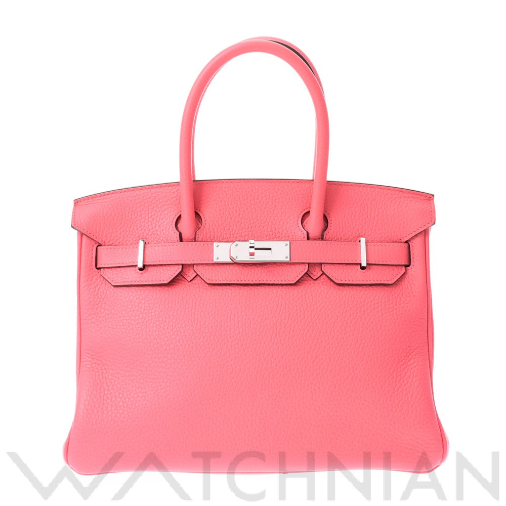 エルメス バーキン 30 ローズアザレ/パラジウム金具 トリヨンクレマンス レディース バッグ 【中古】【bag】