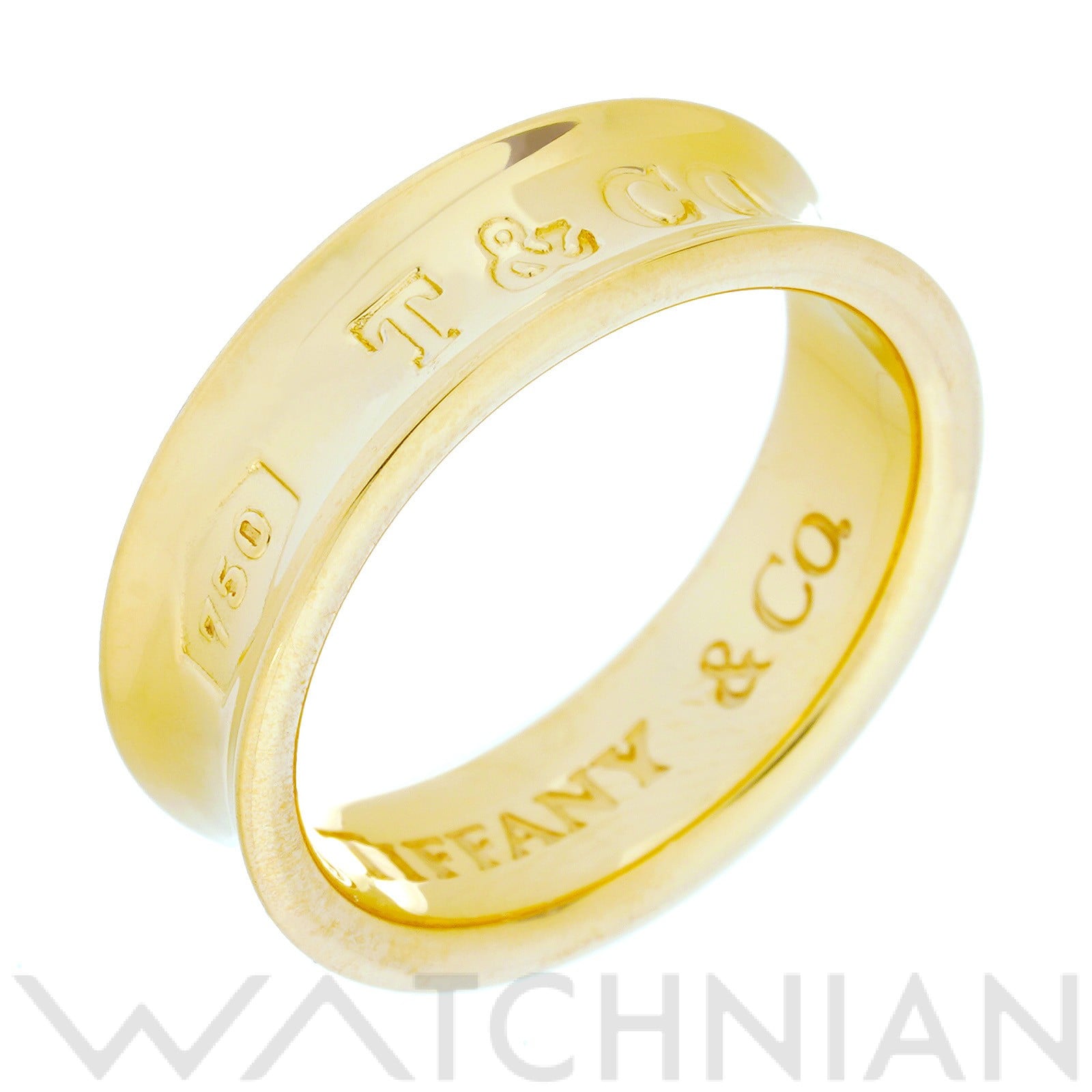 ティファニー 1837 リング　約12号 K18イエローゴールド YG レディース ジュエリー 【中古】【jewelry】