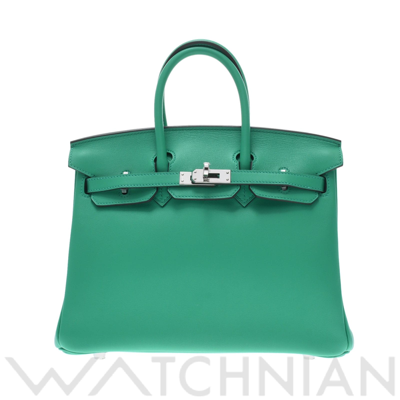 エルメス バーキン 25 ミント(緑)/パラジウム金具 ヴォースイフト レディース バッグ 【未使用】【bag】