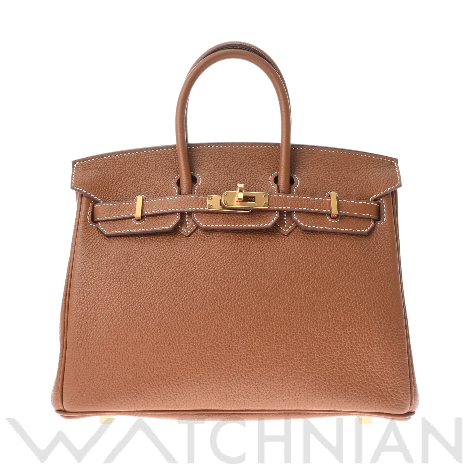 エルメス バーキン 25 ゴールド/ゴールド金具 トゴ レディース バッグ 【中古】【bag】