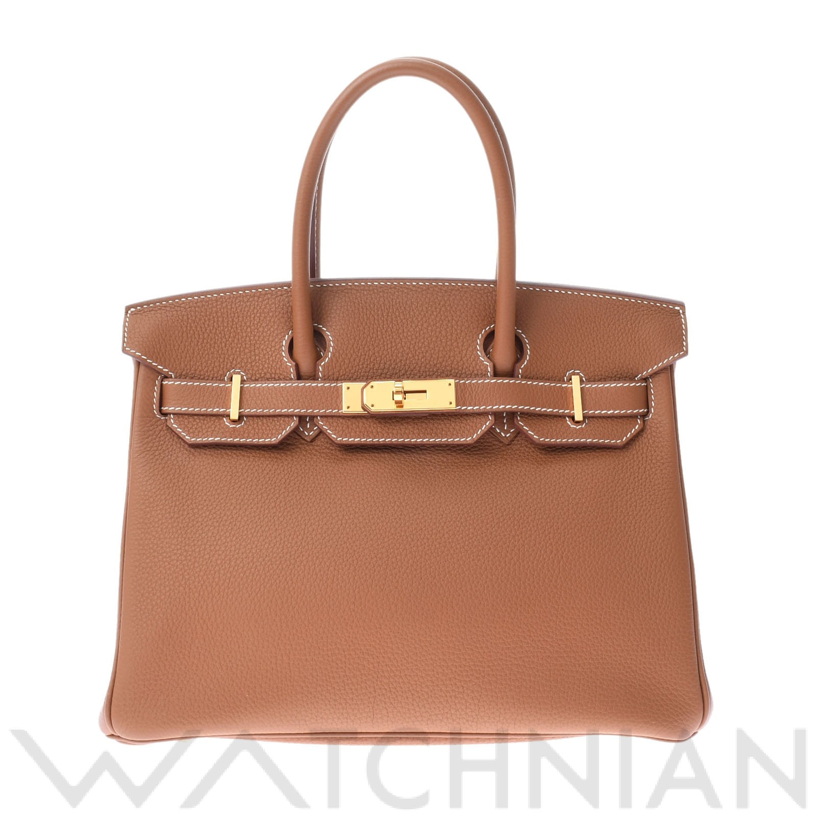 エルメス バーキン 30 ゴールド/ゴールド金具 トゴ レディース バッグ 【中古】【bag】