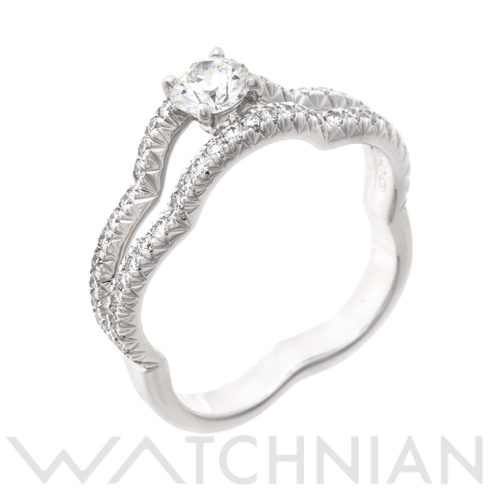 シャネル カメリア リング　#50(約7号) K18ホワイトゴールド WG/ダイヤモンド レディース ジュエリー 【中古】【jewelry】