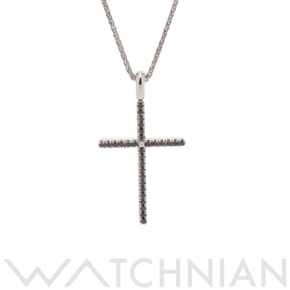 ダミアーニ ミステリークロス ネックレス シルバー K18ホワイトゴールド WG レディース ジュエリー 【中古】【jewelry】
